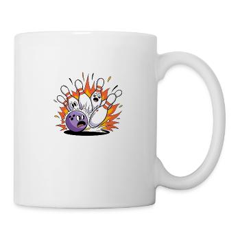Bowling Destroys Bowling Bowling - Mug - white - Right