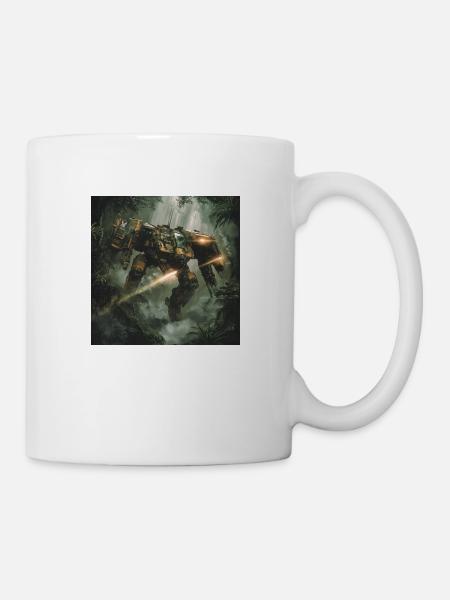 Sci Fi Krieger - Tasse - Weiß
