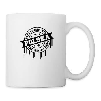 welcome to polska - Tasse - Weiß - Rechts