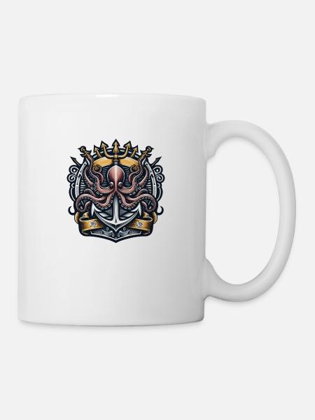 Octopus - Tasse - Weiß