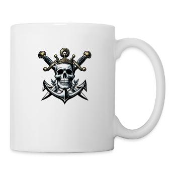 Roi des pirates - Mug blanc - blanc - Droite