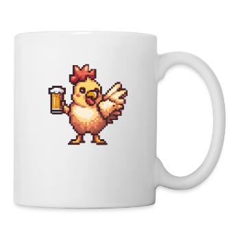 Chicken Pixel Beer - Mug - white - Right