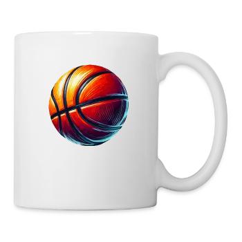 Basket-ball - Mug blanc - blanc - Droite