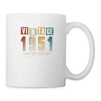 1951 Vintage 1951 born in 19574 years. Year - Mug - white - Right