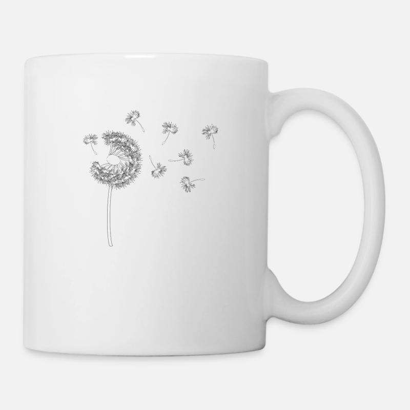 Pusteblume - Tasse - Weiß