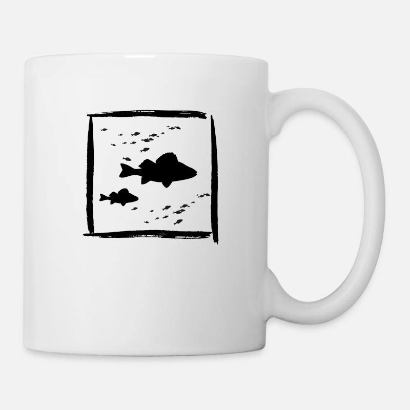 Barsch Perch - Tasse - Weiß