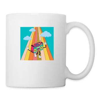 Radiomann - Tasse - Weiß - Rechts