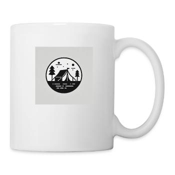 Camping : Expérience de la nature, de la liberté, de l’aventure - Mug blanc - blanc - Droite