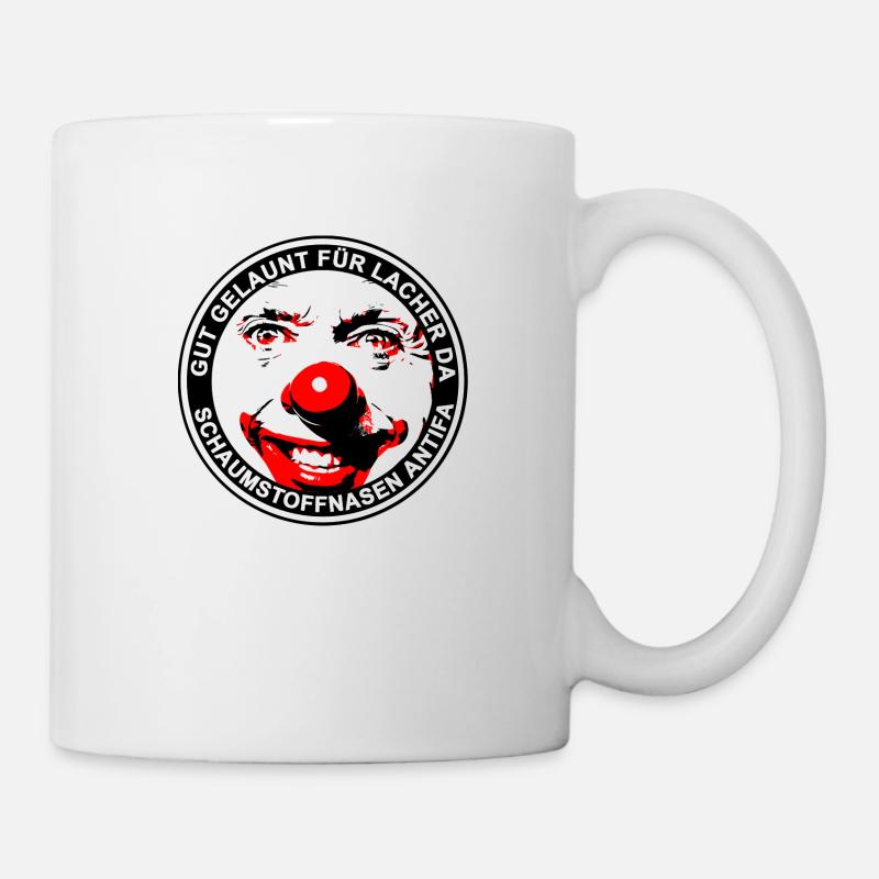 Fan Clown Variation Bonne Humeur - Mug blanc - blanc