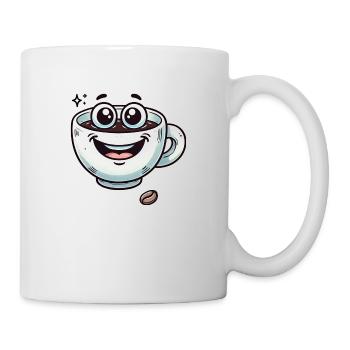 Kaffeetasse - Tasse - Weiß - Rechts