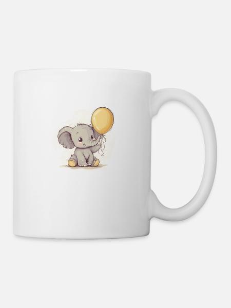 Baby Elephant - Mug - white