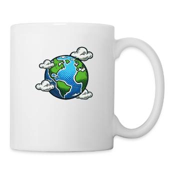 erde - Tasse - Weiß - Rechts
