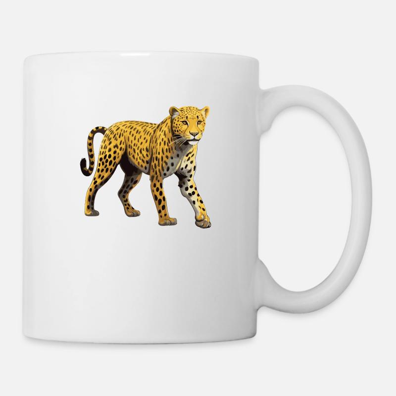Gepard Tier - Tasse - Weiß