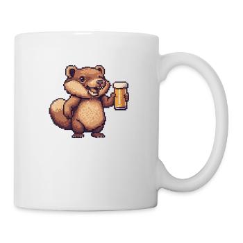 Beaver Pixel Beer - Mug - white - Right