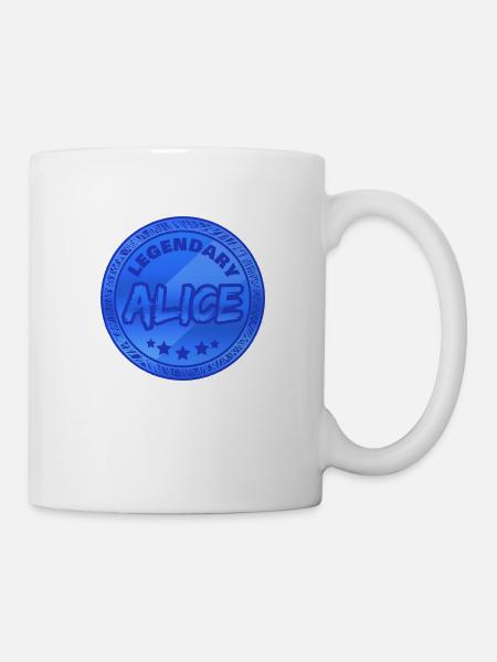 Vorname Alice - Tasse - Weiß