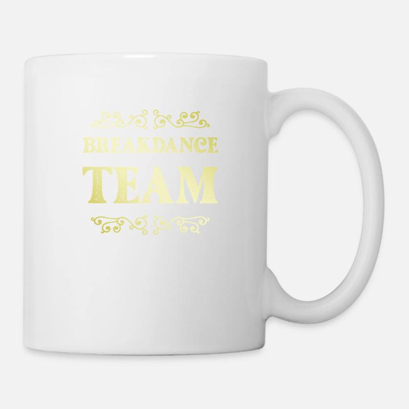Équipe de breakdance - Mug blanc - blanc