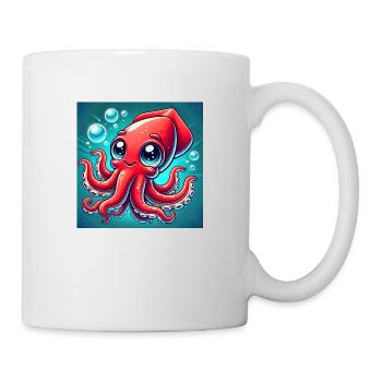Le sympathique calmar géant : une aventure sDee - Mug blanc - blanc - Droite