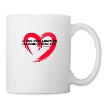 Ne vous quittez jamais - Mug blanc - blanc - Droite