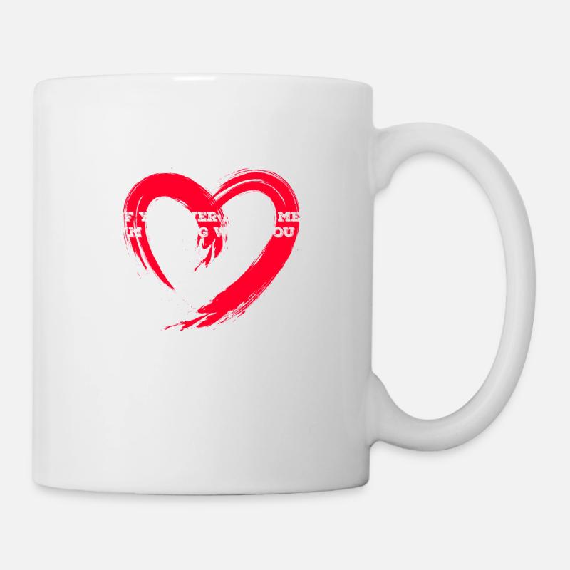 Never leave you white - Mug - white