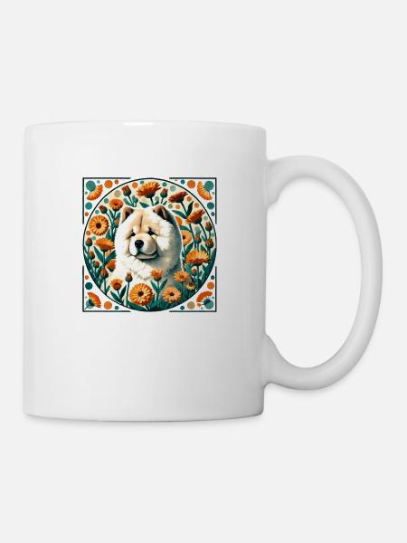 Chow Chow - Tasse - Weiß