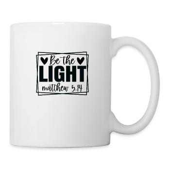 Soyez la lumière - Mug blanc - blanc - Droite