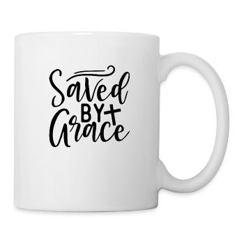 Sauvé par la grâce - Mug blanc - blanc - Droite
