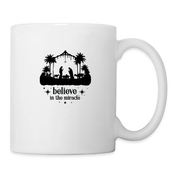 Croyance en un miracle - Mug blanc - blanc - Droite