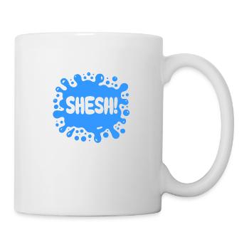 SHESH! Blue Splat - Gen Alpha Phrase - Mug - white - Right
