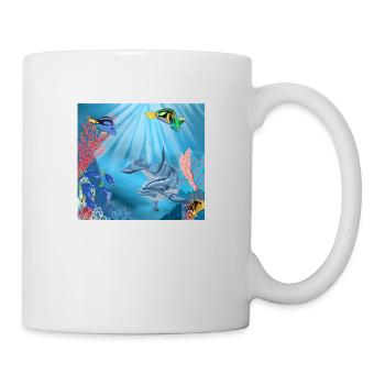 UnterWasserbild 02 - Tasse - Weiß - Rechts