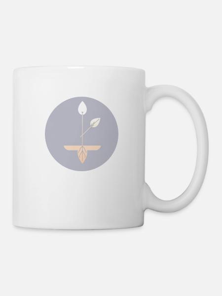 Pflanzen - Tasse - Weiß