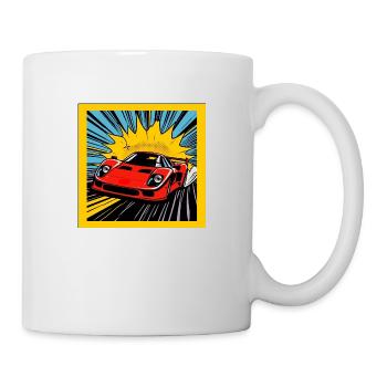 Sports car - Mug - white - Right