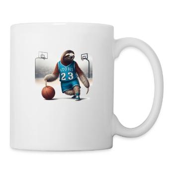 Faultier Basketball Tramp 23 - Tasse - Weiß - Rechts
