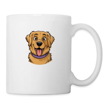 Golden Retriever Portrait - Mug blanc - blanc - Droite
