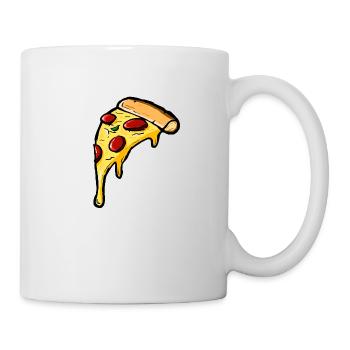 pizza - Mug blanc - blanc - Droite
