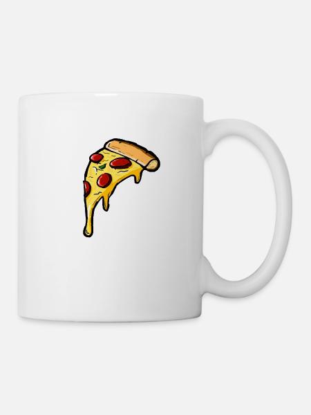 pizza - Mug - white