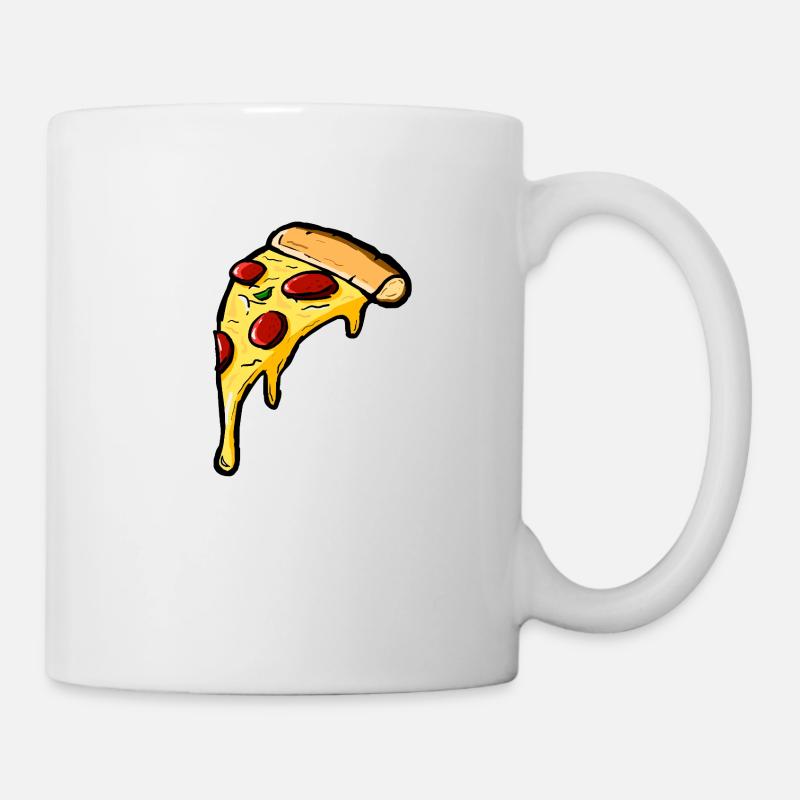 Pizza - Tasse - Weiß
