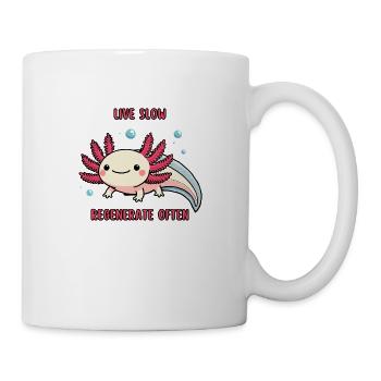 Axolotl - Maître de la Régénération - Mug blanc - blanc - Droite