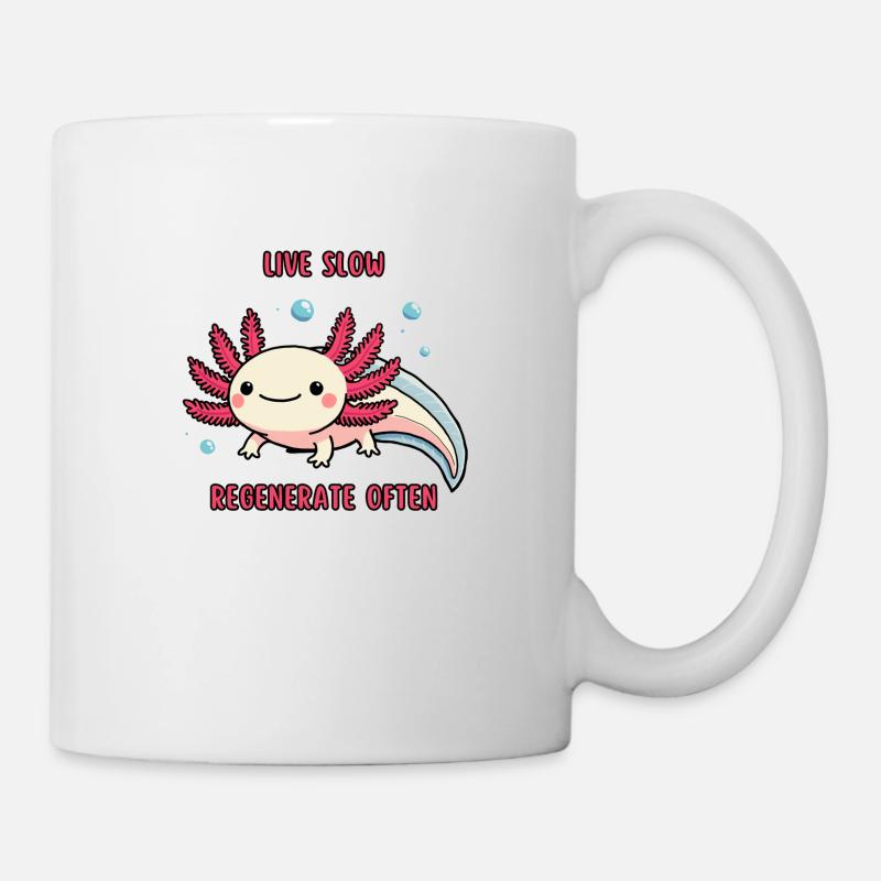 Axolotl - Maître de la Régénération - Mug blanc - blanc