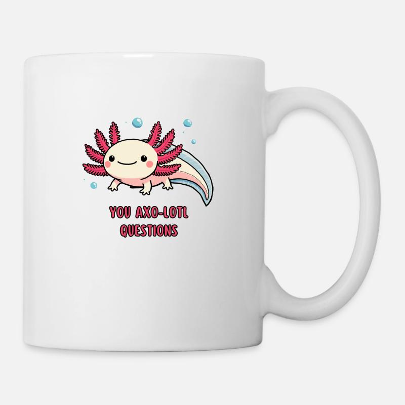 Curious Axolotl - Mug - white