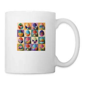 Ostereier Design No.11 - Tasse - Weiß - Rechts