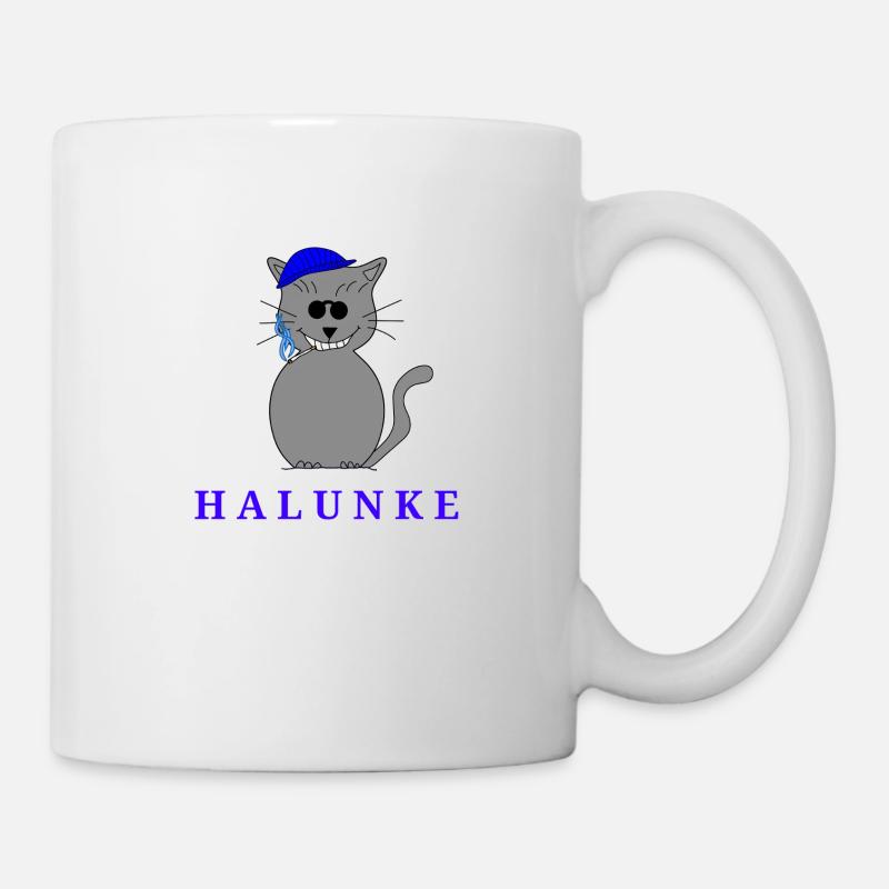 HALUNKE KATER - Tasse - Weiß