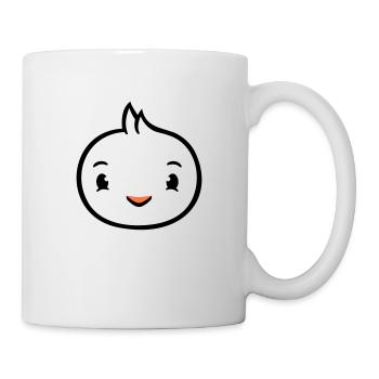 Bird Face Head Duck Cute Cute Friendly - Mug - white - Right
