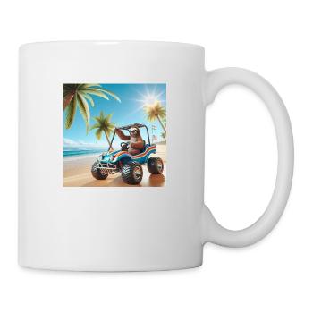 Sloth Wanderer Dune Buggy - Mug - white - Right