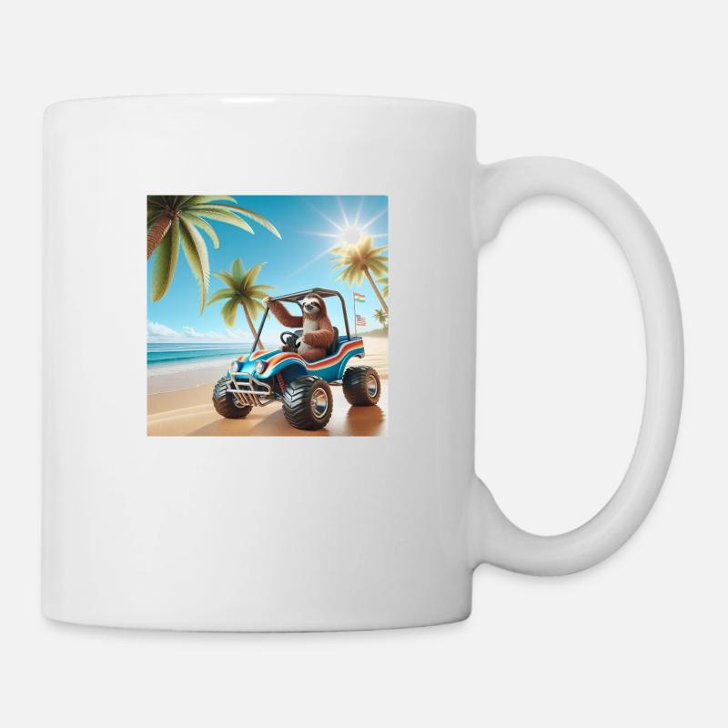 Buggy des dunes Sloth Wanderer - Mug blanc - blanc