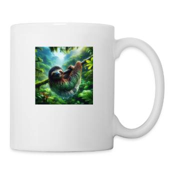 Faultier Wanderer Pura Vida - Tasse - Weiß - Rechts