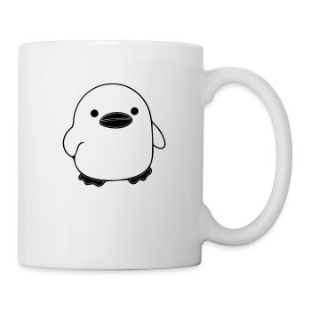 Ente - Tasse - Weiß - Rechts