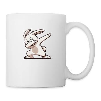Rabbit Rabbit Dabbing - Mug - white - Right