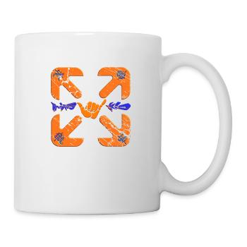 Surf - Mug blanc - blanc - Droite