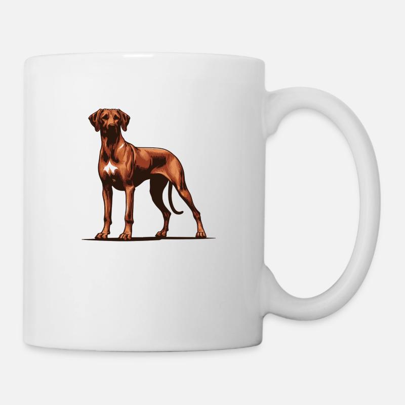 Rhodesian Ridgeback - Tasse - Weiß