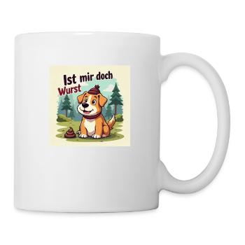 Je m’en fous - Mug blanc - blanc - Droite